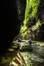 Narrows in a canyon in Bali