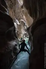 Gorge in Ziv Davand canyon, Iran